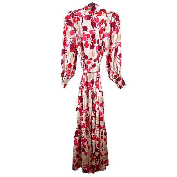ALEXIS Floral Button Down Belted‎ Maxi Dress XS - Picture 6 of 7
